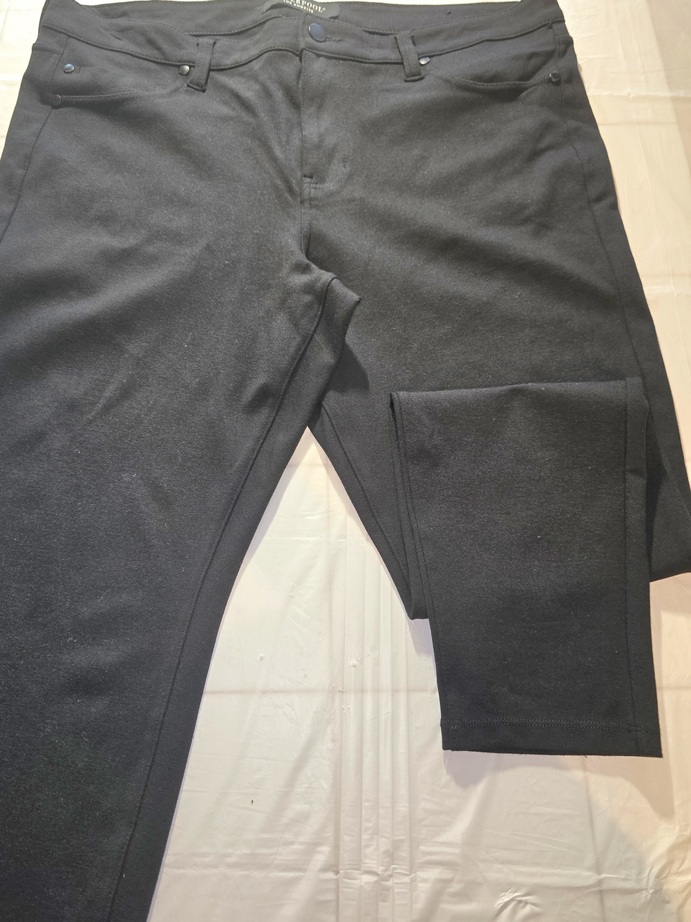 Liverpool Los Angeles Black Slim Stretch Chinos
